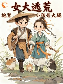 女大逃荒抱紧小孩哥大腿