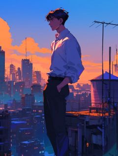 雾月沉入琥珀川