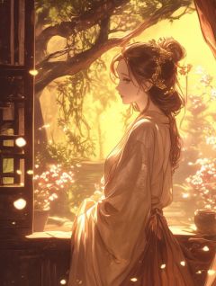 石榴花落晚照阁